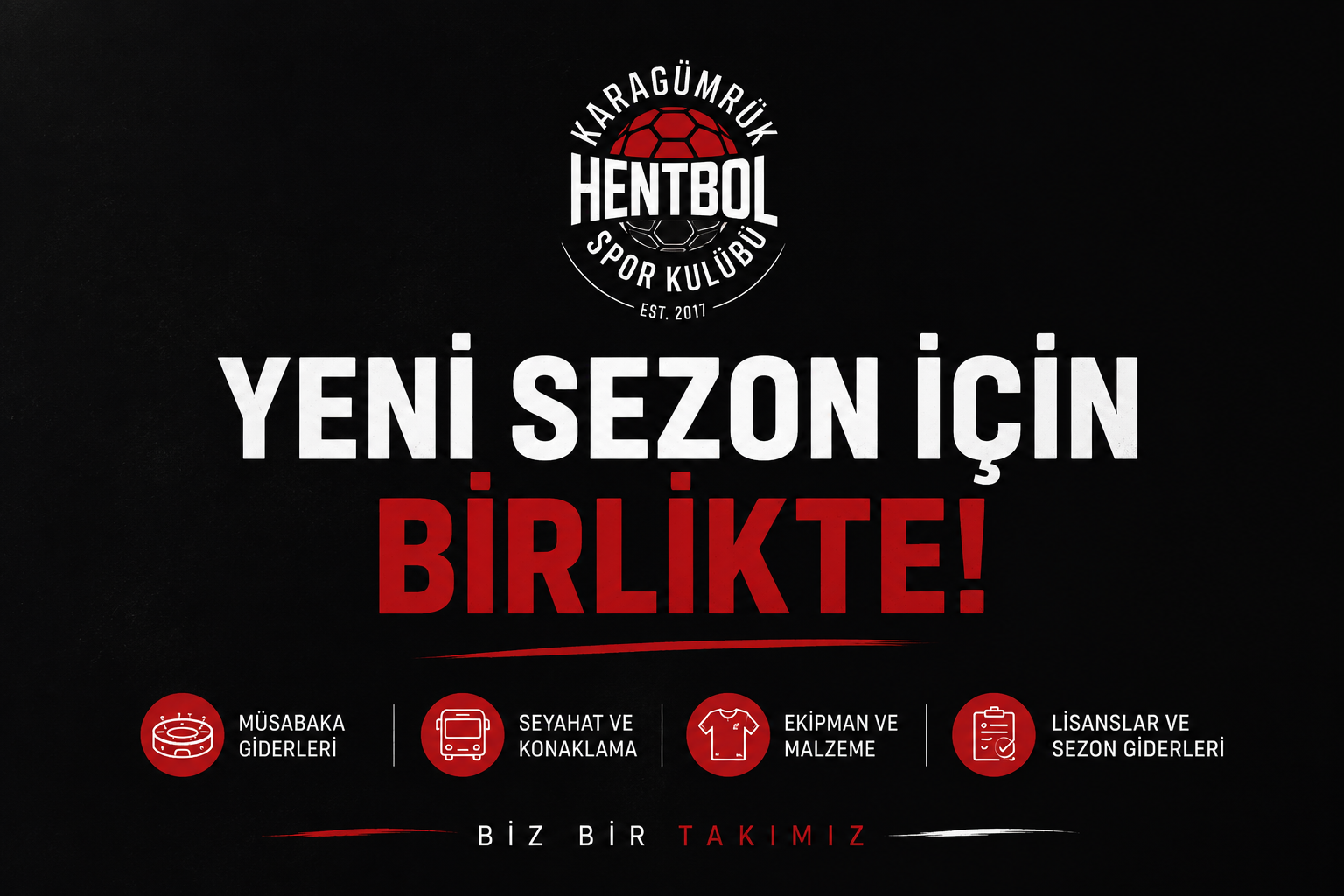 🔴⚫ YENİ SEZON İÇİN BİRLİKTE!